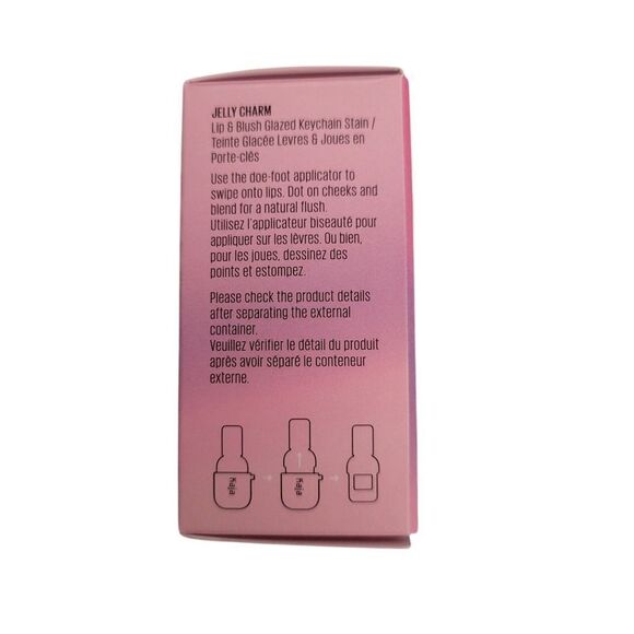 Jelly Charm Lip & Blush Glaze Stain- Peach Fizz Key Chain - Picture 5 of 6